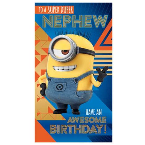 Nephew Depicable Me 3 Minions  Birthday Card £2.45